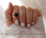 Bague EVANĀ || ONYX