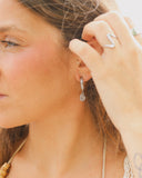 MARCŌ earrings|| silver
