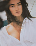 Necklace MOONSTONE / rosegold