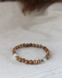 Bracelet LAURIANE || Bois et quartz