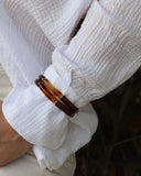 Duo bracelet/ ambre