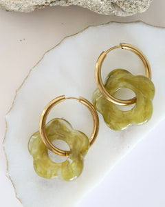 FIORE EARRINGS | Green
