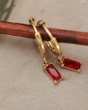 Boucle Huggies rubis