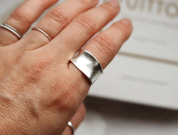 AURĒLIE ring || sterling