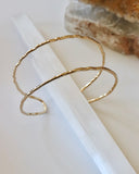 Bracelet « arm cuff «  doré