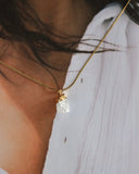 Necklace MOONSTONE / rosegold