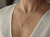 Necklace MOONSTONE / rosegold