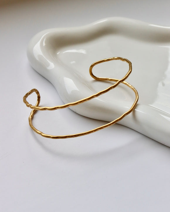Bracelet « arm cuff «  doré