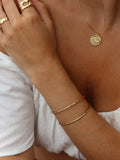 Bracelet « arm cuff «  doré