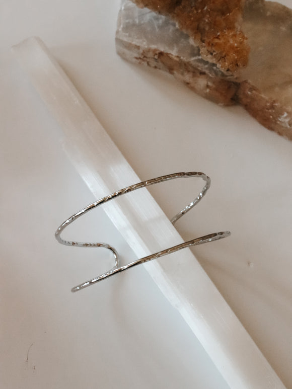 Bracelet “ arm cuff “ argent