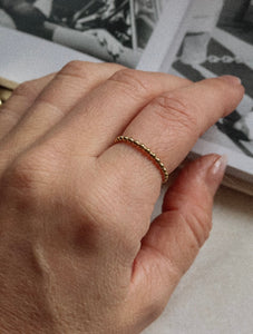 Stackable ring || Gold