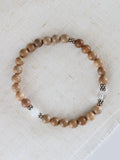 Bracelet LAURIANE || Bois et quartz