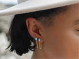 BLISS gold earrings