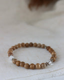 Bracelet LAURIANE || Bois et quartz