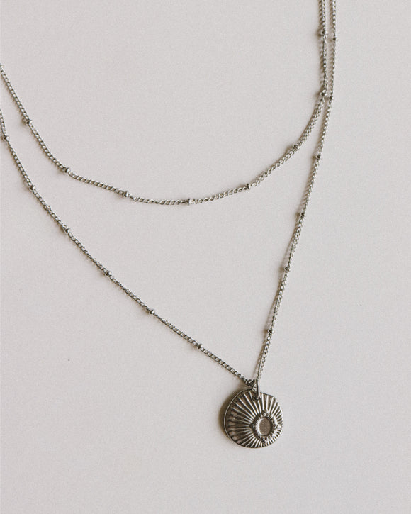 MARTĪNA necklace || silver
