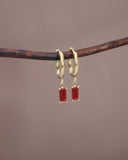 Boucle Huggies rubis