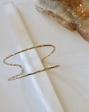 Bracelet « arm cuff «  doré