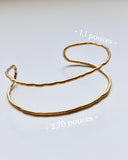 Bracelet « arm cuff «  doré
