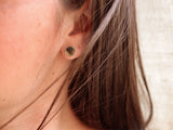 Mini TURTOISE earrings || 6mm