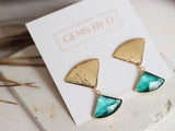 ALIX / emerald earring