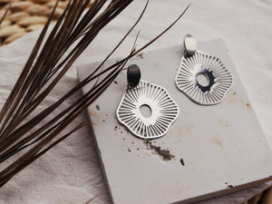 Silver ALEJANDRA earrings