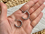 small MIKKO earrings/ silver