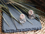 Boucles DRUZY taupe | charmed studs
