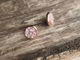 DRUZY Earrings light Pink/ 8mm