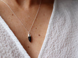 Collier STERLING SILVER onyx