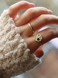 Golden SABRINA ring | sterling