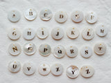 INITIAL personalized pearl necklace / gold