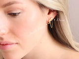 Golden DIANA earrings | sterling