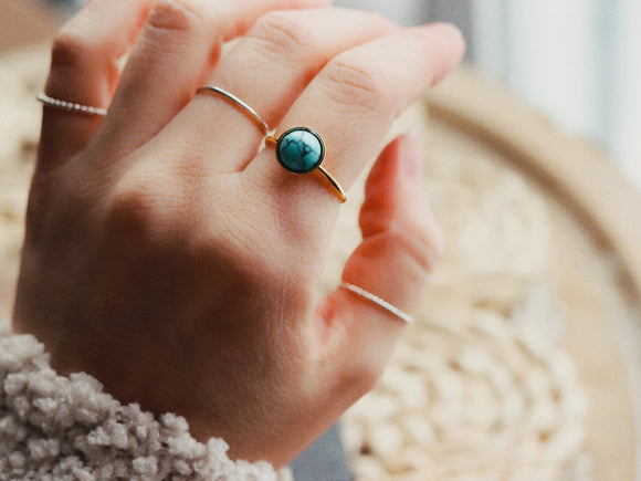 Bague TURQUOISE | 8mm