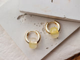 VIKKI earrings/ yellow