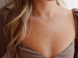 White zircon necklace