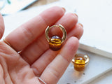 VIKKI earrings / amber