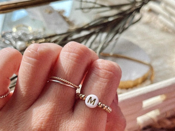 Personalized ring/ initial